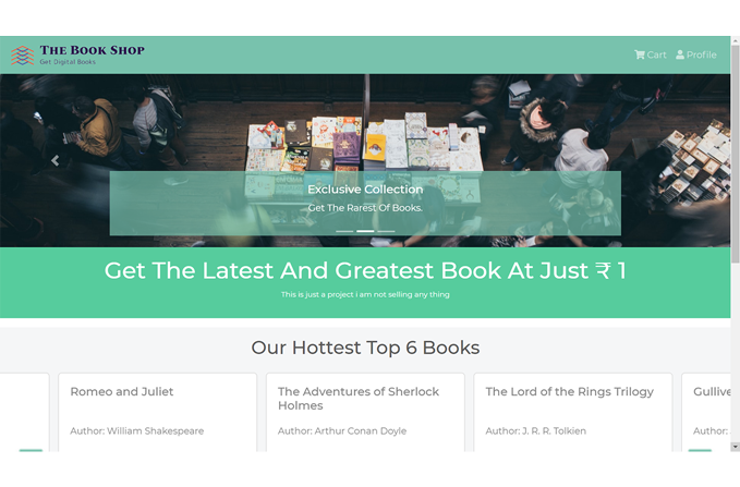 The Book Shop Project